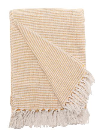Throw Home Textiles Cushions & Blankets Blankets & Throws Yellow Au Maison