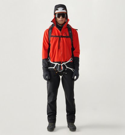 Haglöfs ROC Sight Softshell II Pant Men True Black - Herren - 54