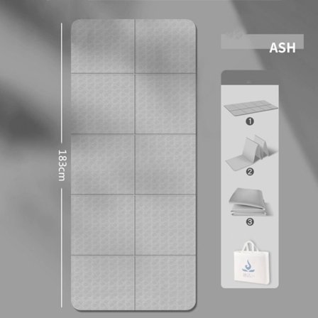 Yogamåtter Gymnastikmåtte GRÅ