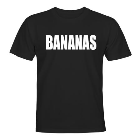 Banaanit - T-PAITA - MIESTEN Svart - 5XL