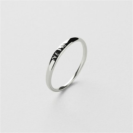 NEIN ring (S) - STERLINGSILBER