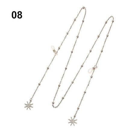 Naisten silmälasit Lukulasit Narut Silmälasien hihna Anti-lost Muoti Metalli