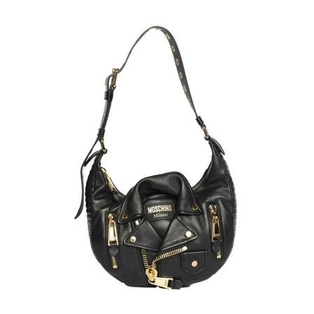 Moschino - Axelremsväskor - Svart - Dam - Storlek: One Size, Dam, Storlek: ONE SIZE