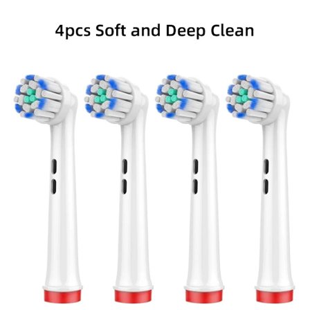 4/8/16 st Ultra Fina Mjuka Borst Ersättningsborsthuvuden för Oral B Elektrisk Tandborste Känslig och Djup Rengöring För Tandköttsvård