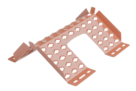 Skeppshultstegen 222-17-1 Takstige stigebredde 300 mm, for takplater Rød, Stiger & stillaser