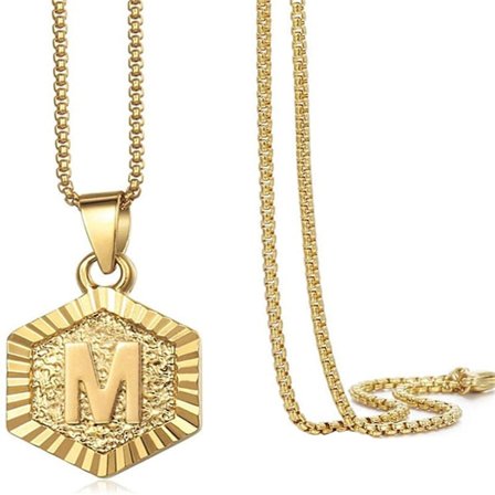 925 Sterling Sølv Halskæde Guld-farvet Bogstav Vedhæng 26 Alfabet Charm Halskæder Til Kvinder Piger Tilbehør Smykker