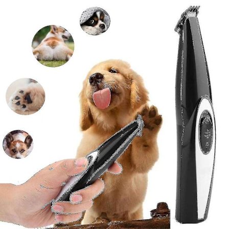 Elektrisk Pet Foot Hårtrimmer Hund Grooming Pedikyr Clipper