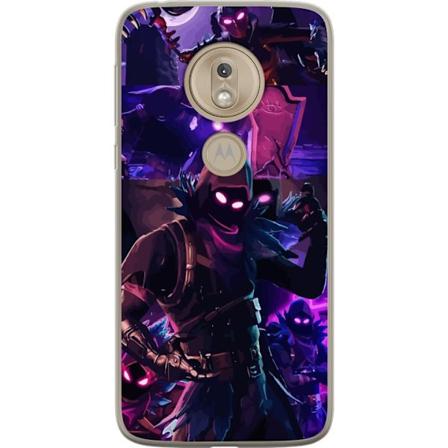 Motorola Moto G7 Play Läpinäkyvä kuori Fortnite Raven
