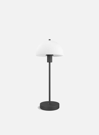 Vienda bordlampe H50 - sort/glass