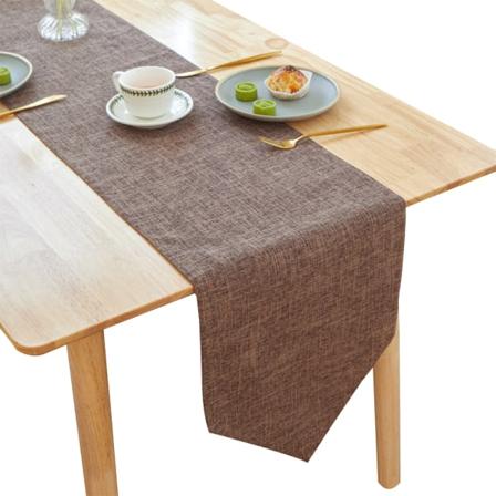 Linne Bordslöpare Soffbordslöpare Avtorkningsbart Fåll 30*210cm