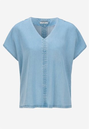 Cellbes of Sweden - Ultramyk Premium denimbluse i lys blå / denim for damer i størrelse 58/60