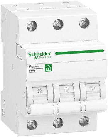 Schneider Electric R9F28316 Dvärgbrytare 3-polig, 440 V 16 A, Anslutningsdon & kablar