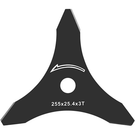 Trebladig blad för röjsågar, röjsåg med 3-bladig kniv