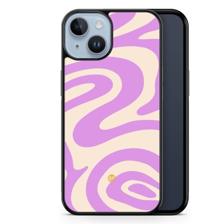 Bjornberry Skal iPhone 14 Plus - Lila 70-tal