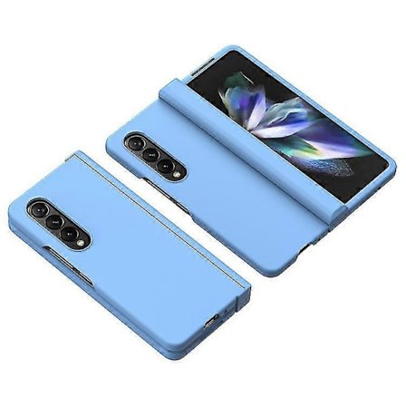 Anti-fingeravtrycksfodral Kompatibelt med Samsung Galaxy Z Fold 4, Hårt PC Anti-damm Skydd med Gångjärnsskydd
