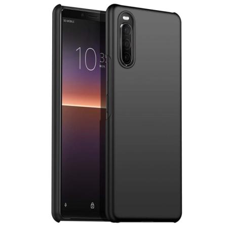 Xperia 10 Iii Gummibelagd Mattsvart Skal Basic V2 Svart
