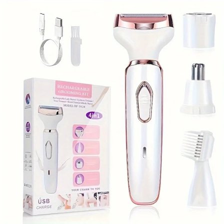 4 I 1 Elektrisk Lady Rakapparat, Body Hårborttagning Epilator