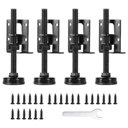 4 Pack Møbelnivelleringsfødder Møbelfødder Møbelnivellering