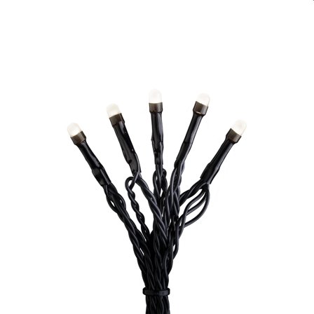 Konstsmide 3810-100 Lysslynge frostet topp, varm hvit 6,24 m, Belysning