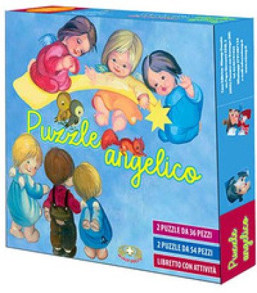 Puzzle angelico. Ediz. a caratteri grandi. Con 4 puzzle con gli angeli