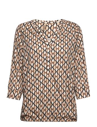 Sc-Felicity Aop Bluse Langermet Multi/mønstret Soyaconcept