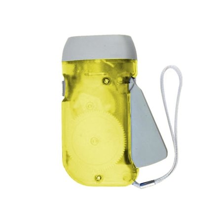 Håndtrykk-knappbatteri 3 LED-pærer lommelykt