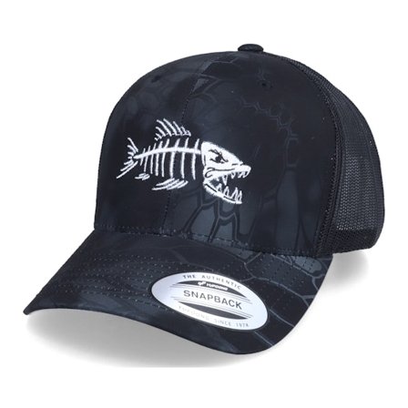 Skillfish - Svart trucker Caps - Fish Bones Typhon Kryptek Black Trucker @ Hatstore