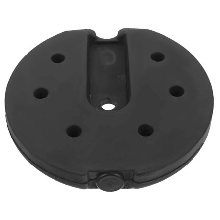 Golvlampa Bas Vikt Lampa Järn Rund Bas För Heminredning Metall Säkerhet 1-pack Svart 16.10X16.10X2.00CM[CO]