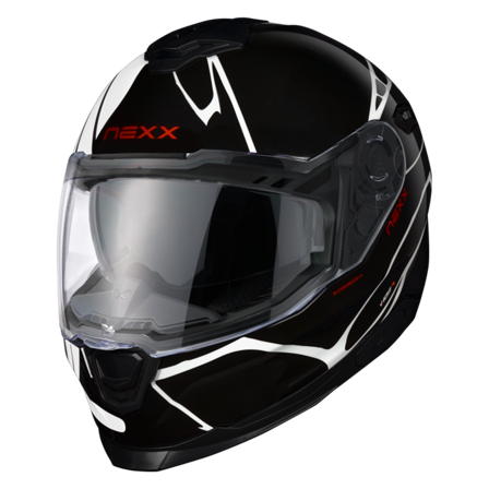 Integrální Helma Nexx Y.100 B-Side Černá/Bílá L