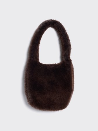 Holzweiler Reiko Furry Tote - Dk. Brown - Unisex - One size