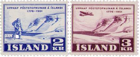 Island 1951 - AFA 274-275 - Postfrisk