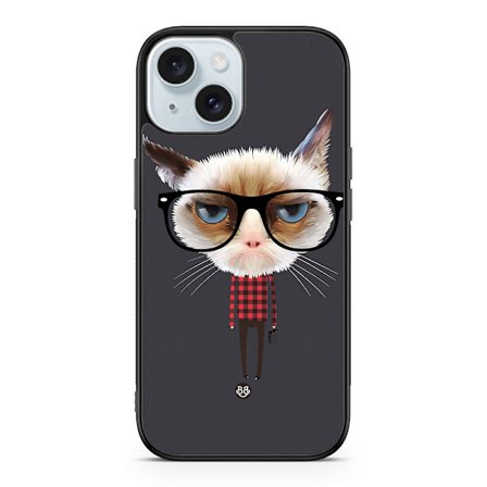 Bjornberry Skal iPhone 15 - Hipsterkatt