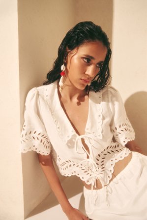 Malina - Estela Blouse - 36 - White