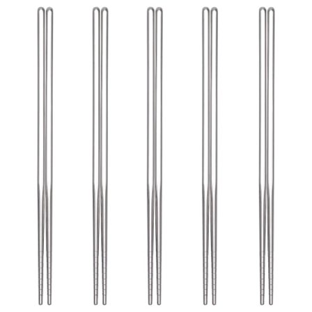 IC 10x Spisepinde i Rustfrit Stål Sølv