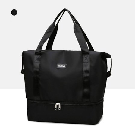 Matkalaukkujen käsilaukun säilytyslaukku MUSTA