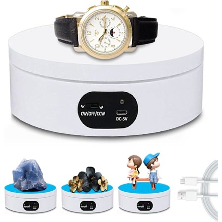 Elektrisk drejeskive, elektrisk roterende displaystand, 360° automatisk