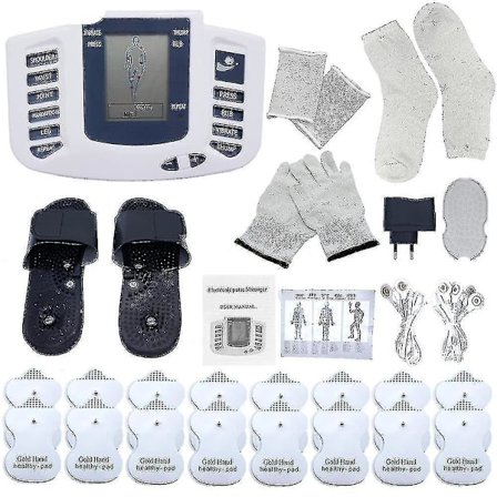 Electric Tens Muscle Stimulator Digital Muscle Therapy Full Body Massager(with Slippers)
