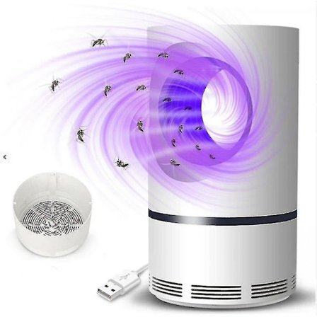 Pro Elektrisk Flue Insekt Bug Pest Myggdreper Zapper UV LED Lampe