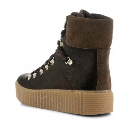 Shoe the Bear Agda Laarzen suede - Brown Pony , Bruin , Dames , Maat: 38 EU Enkellaarsjes