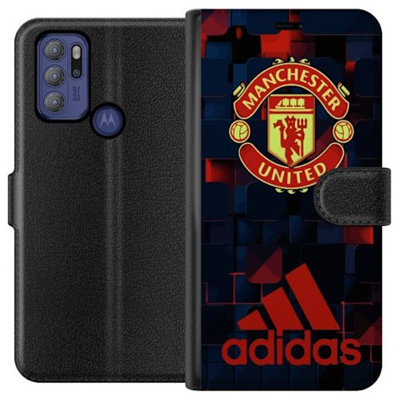 Yhteensopiva Lompakkokotelo Motorola Moto G60S Manchester United FC