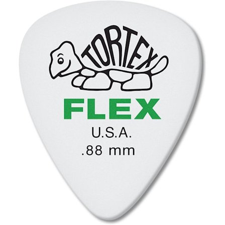 Standard .88 mm Green Guitar Pick-12-pack