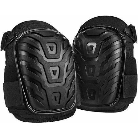 Profesjonelle kneputer i gel, tungt utstyr, sklisikre med dobbel stropp og justerbare klips, enkle å feste for arbeid, hagearbeid, snekring, 