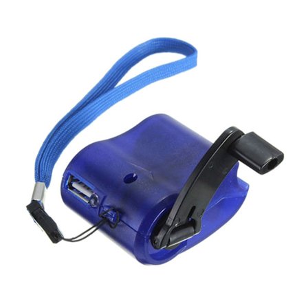 Mini Oplader Manuel Generator Nødoplader Håndsving til Camping Udendørs Klatring Vandring Multifunktionel