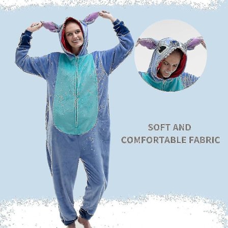 Snug Fit Unisex Voksen Onesie Pyjamas Flanell Cosplay Animal One Piece Halloween Costume Nattøy Hjemmetøy Q Mike 105cm