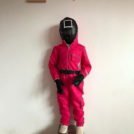 Barn Squid Game Kostym Cosplay Jumpsuit