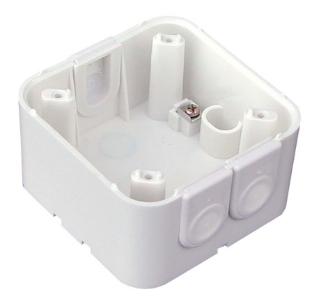 Rutab 92141 Forhøyningsramme halogenfri, med kabelinngang, Strømbrytere & vegguttak