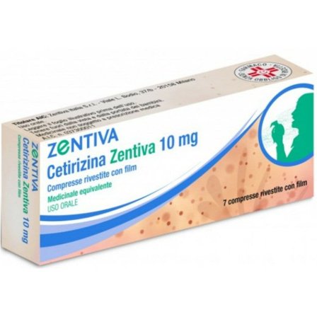 Cetrizina Zentiva 7 Compresse Rivestite 10mg