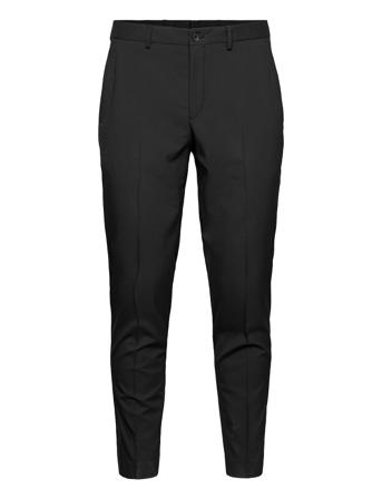 Slhslim-Mylologan Black Crop Trs B Kostymbyxor Formella Byxor Svart Selected Homme