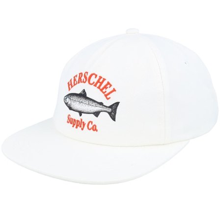 Herschel - Hvid snapback Kasket - Scout Fishing Cap Blanc De Blanc Snapback @ Hatstore