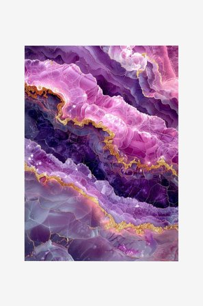 Pelcasa - Magisk landskab - Lilla - Posters - 70X100 - Fra Homeroom